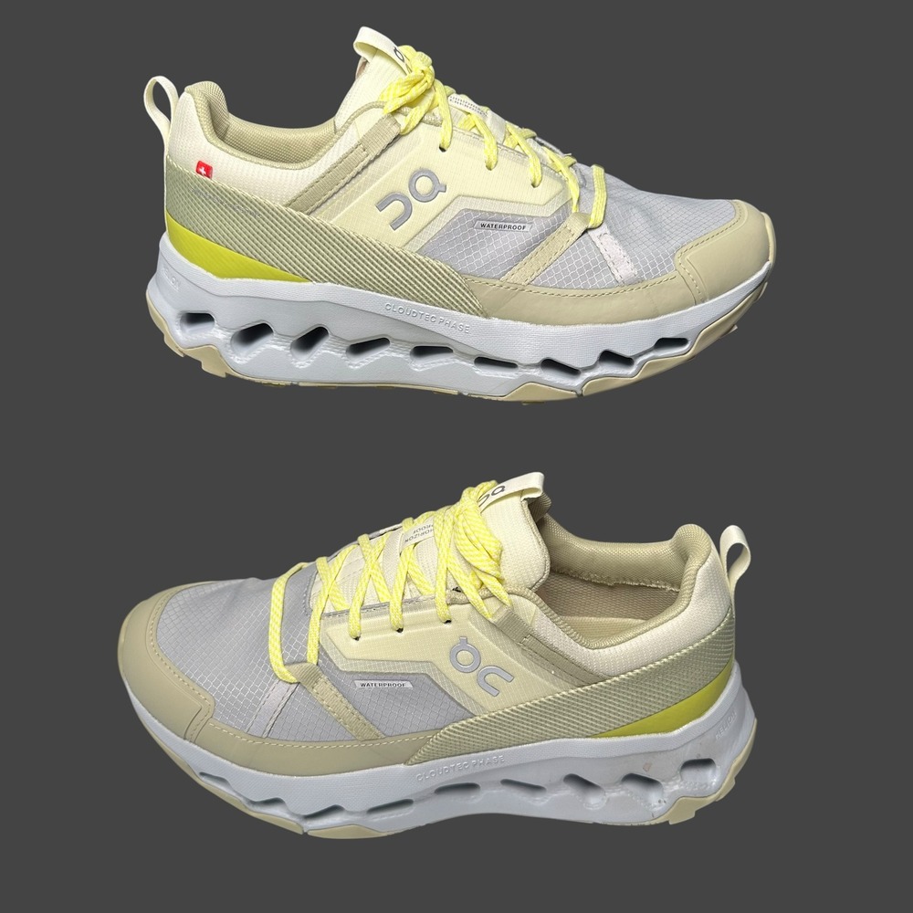 New On Cloudhorizon Waterproof Shoes Women's 7.5 Glacier/Caper Trail Hiking - Picture 2 of 9
